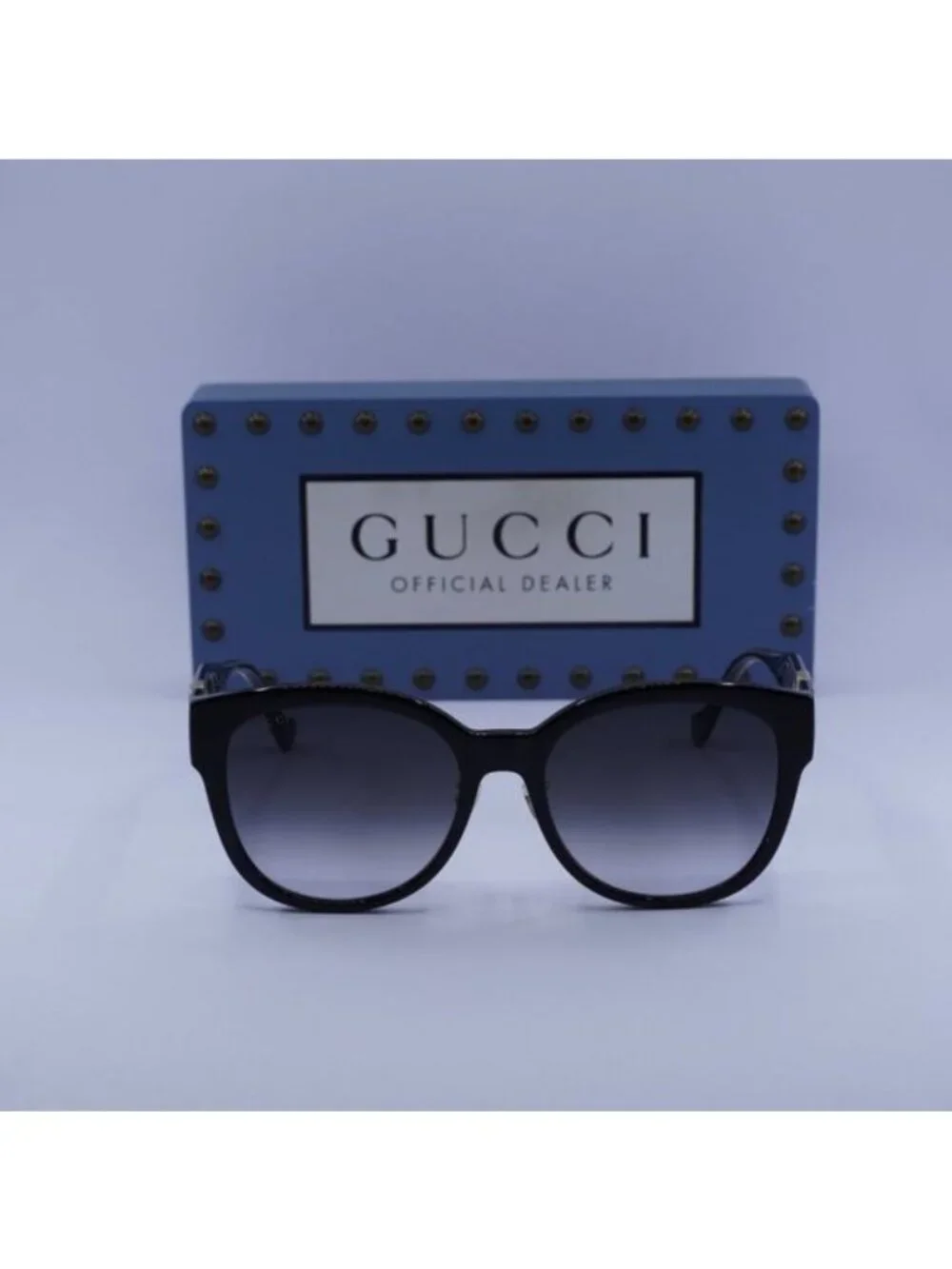 Gucci GG1028SK 001 Cat Eye Sunglasses - Black